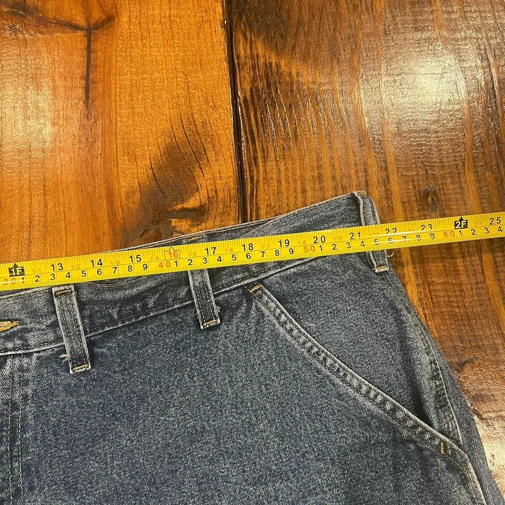 Carhartt Jeans Mens 44x32 Original Fit Carpenter‎ Baggy Medium Wash Denim Blue